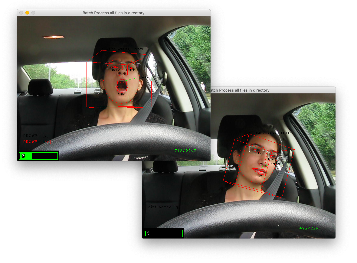 Estimating Driver Drowsiness & Distraction with Deep Learning & Computer Vision